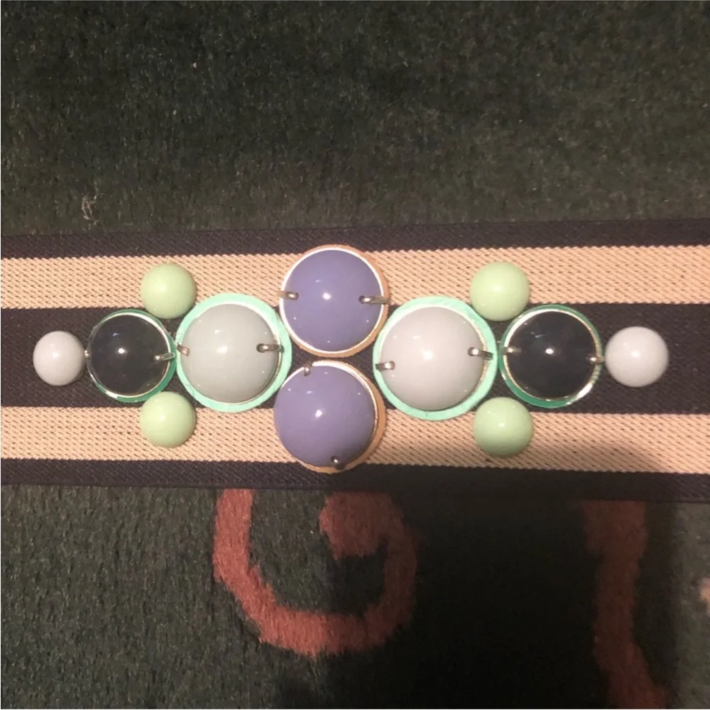 LOFT striped belt